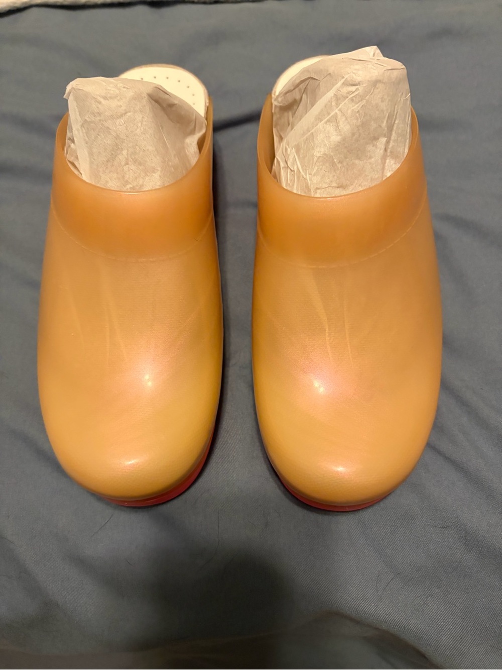 Dansko Sonja Coral Transclucent Clogs Women's Sz 7.5 Eu 38 New